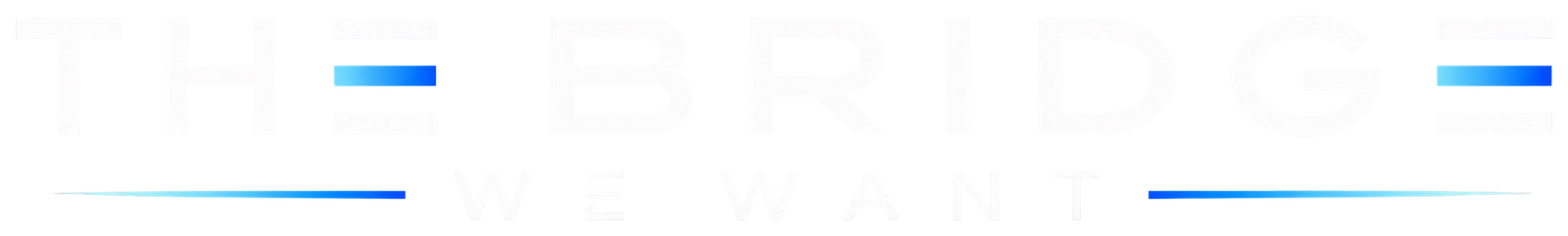 The Bridge We Want — logo